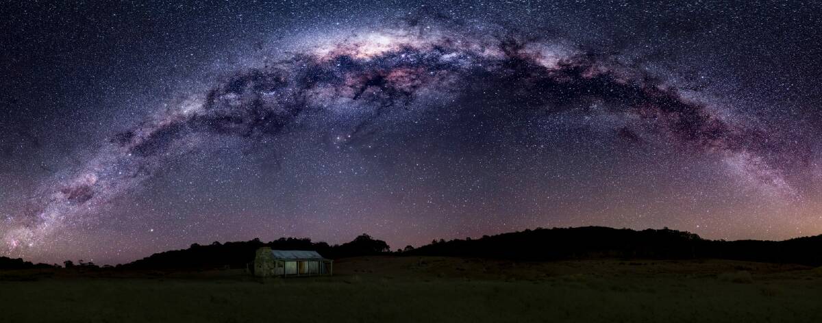 Mr Rex was visiting the park to take these stunning photos of the Milky Way. Photo: Ari Rex