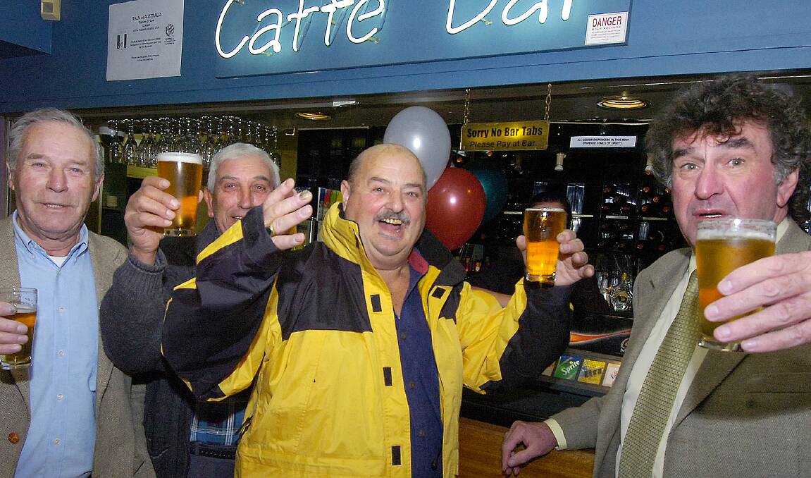 Happy patrons of the club in 2006. Photo: Martin Jones