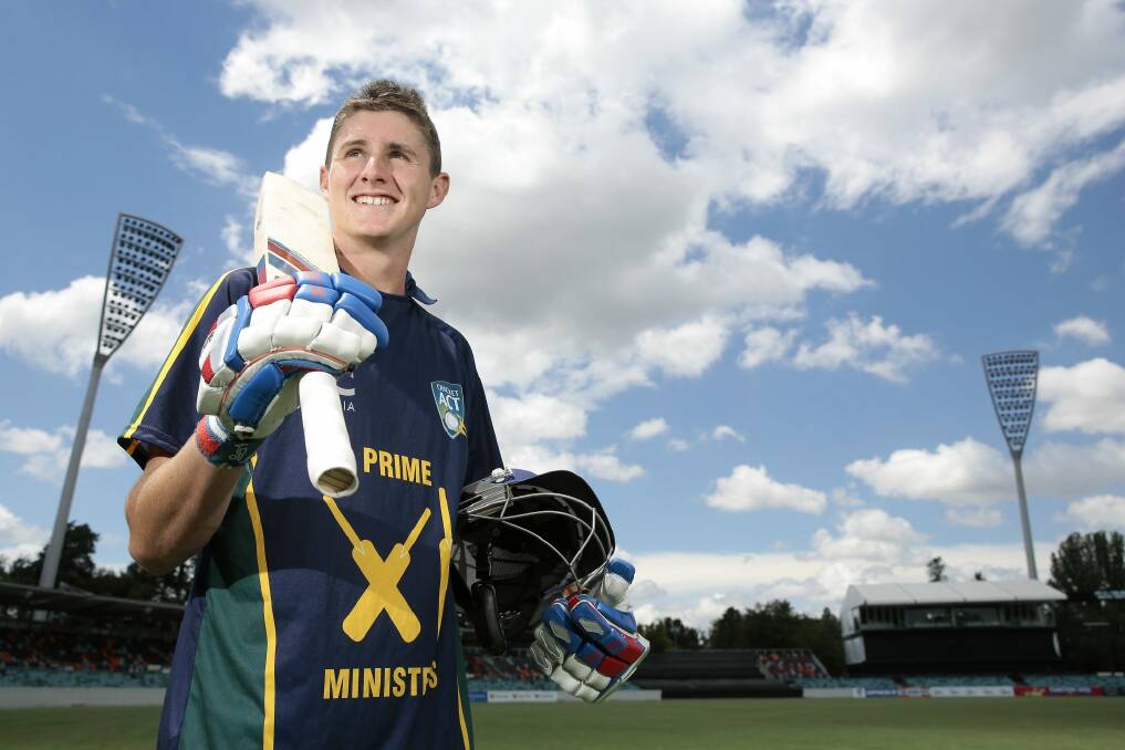 ACT Comets batsman Matt Condon has been selected in the PM's XI team to play England. Photo: Jeffrey Chan