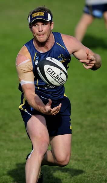 Pat McCabe will have to bide his time on the Brumbies' bench, with coach Jake White reluctant to tinker with a winning side. Photo: Melissa Adams