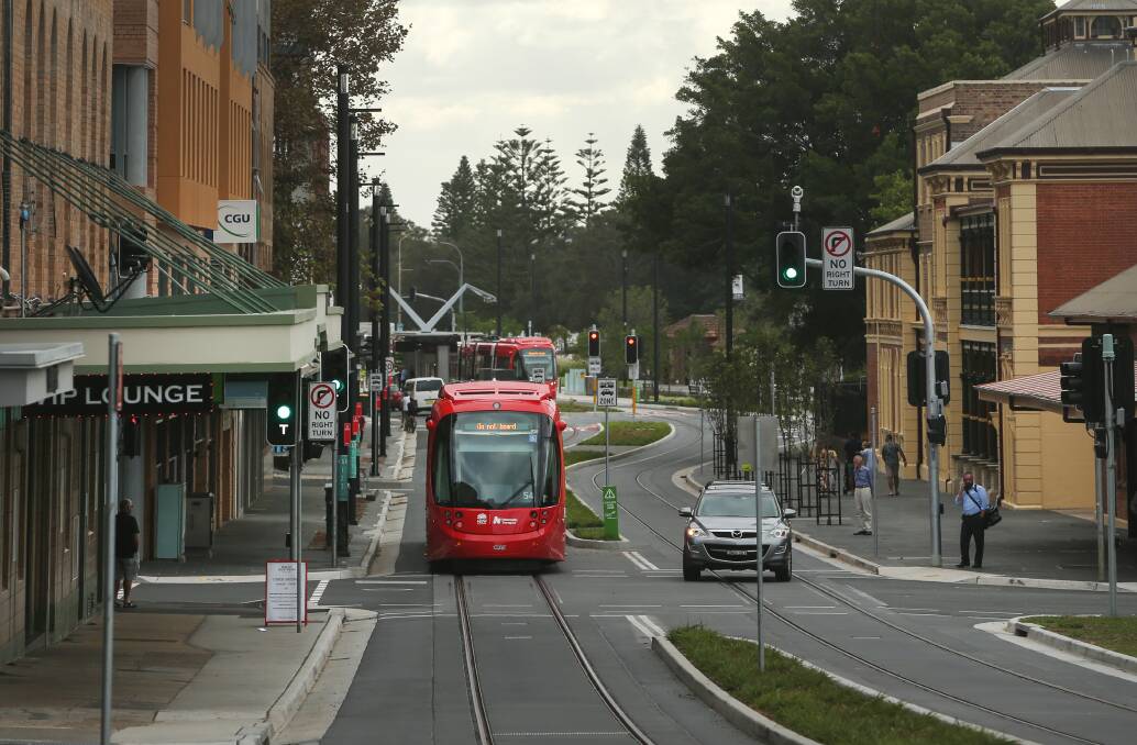 Two trams on Newcastle broke down in the first week the city's light rail network was operational. Photo: Marina Neil