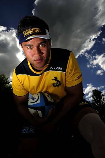 Injury-free Siliva Siliva is desperate to make his Super Rugby debut. Photo: Stuart Walmsley