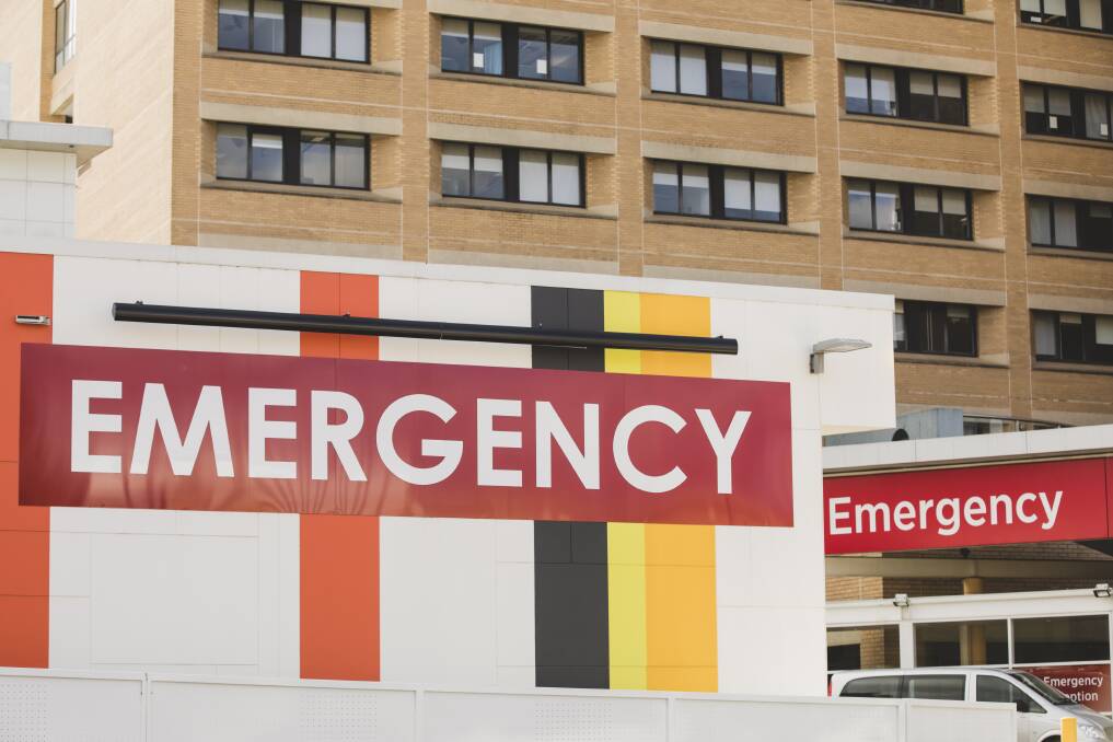 Canberra Hospital emergency department has been under increased pressure in recent months. Photo: Jamila Toderas