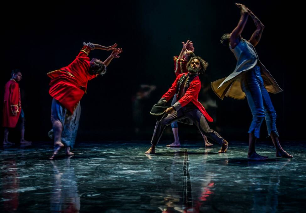 Bangarra's  Bennelong at the Canberra Theatre. Photo: Karleen Minney