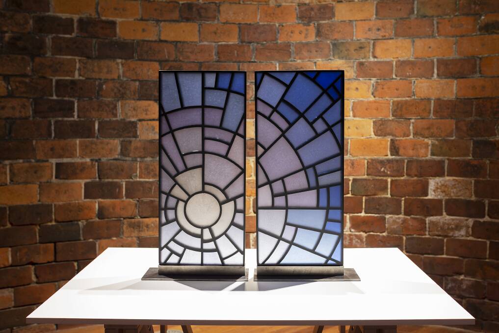 Ruth Oliphant, 'Rise', 2013, fused glass and steel. Photo: Supplied