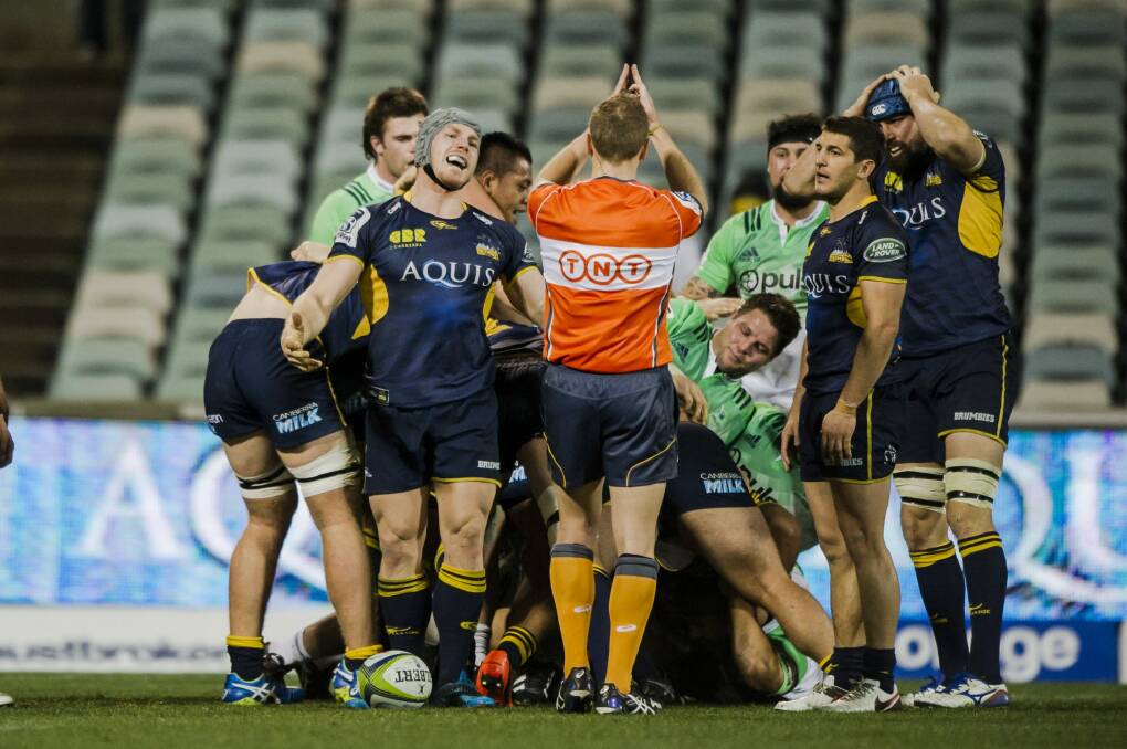 The Brumbies will use Super Rugby heartbreak to fuel their title ambitions. Photo: Jamila Toderas