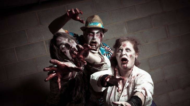Life or death: The cast of Zombsical will plead for their lives in song. Photo: Impro Melbourne