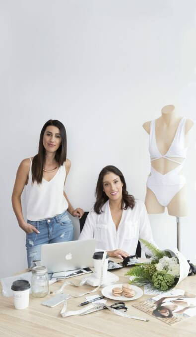 Lily Giles and Emma Knieriem, Directors of intimates and swimwear label Lil&Emm Photo: Supplied