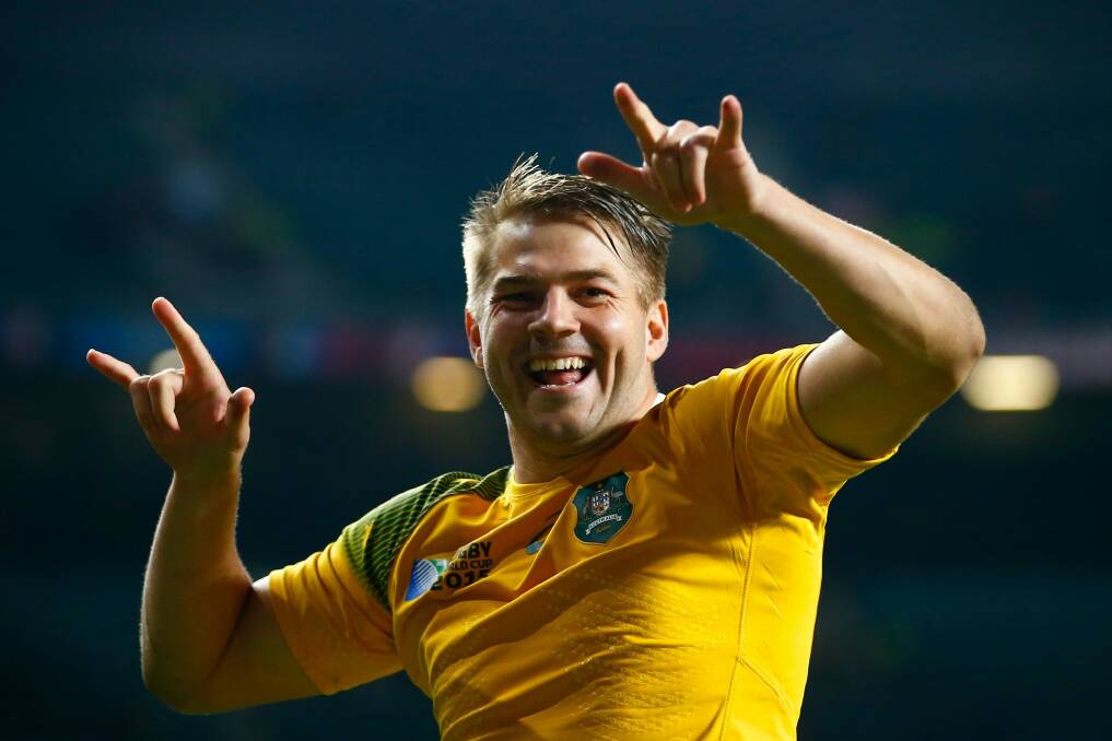 Winging it: Drew Mitchell is just three tries short of the World Cup record held by former All Black Jonah Lomu and South African Bryan Habana. Photo: Getty Images