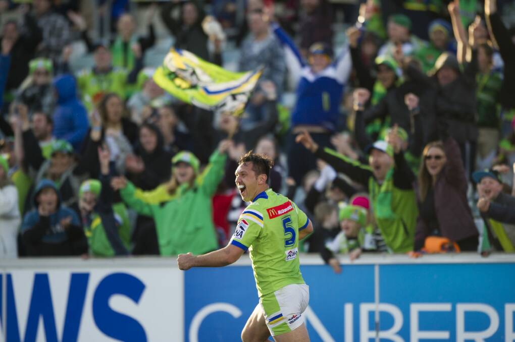 It's time to make Canberra Stadium the  Raiders' fortress again. Photo: Jay Cronan