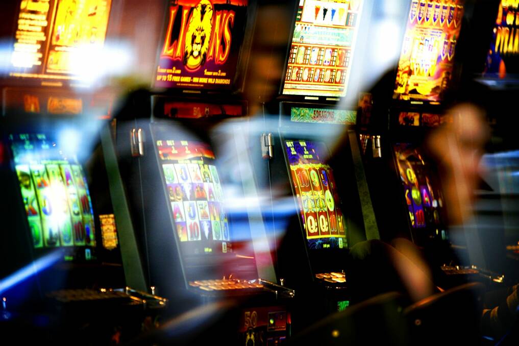 Poker machines: More than three-quarters of severe and moderate problem gamblers play the pokies in Canberra. Photo: Josh Robenstone