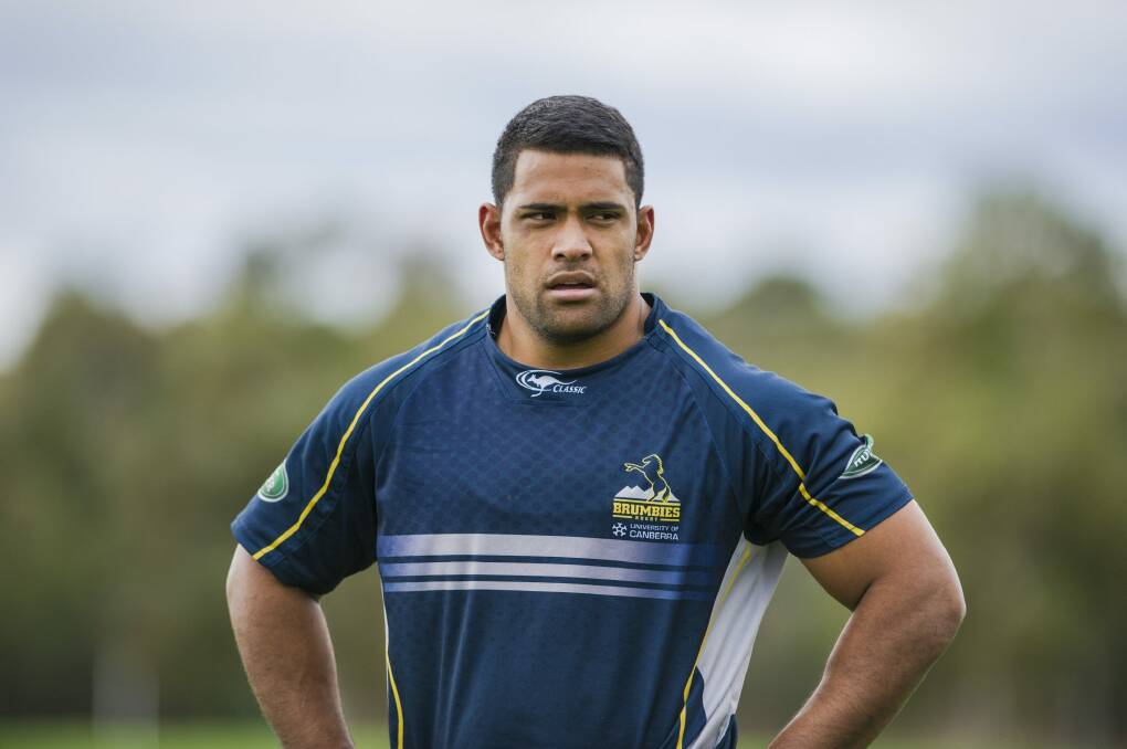 Scott Sio will make his comeback from a knee injury for the Tuggeranong Vikings this weekend. Photo: Jamila Toderas