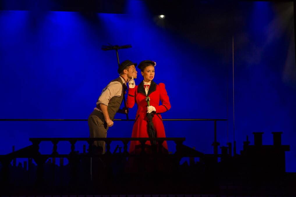 Free-Rain's "Mary Poppins" with Shaun Rennie as Bert  and Alinta Chidzey as Mary Poppins won three CAT Awards including Best Production of a Musical. Photo: Jamila Toderas