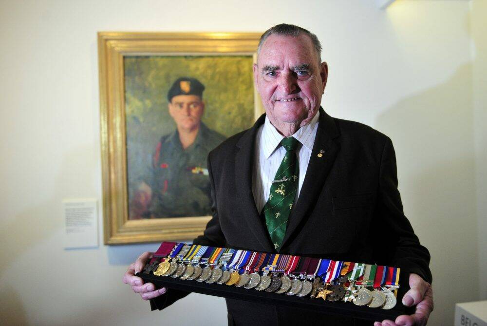 Keith Payne VC has donated his medals, including his Victoria Cross, to the Australian War Memorial. Photo: Melissa Adams