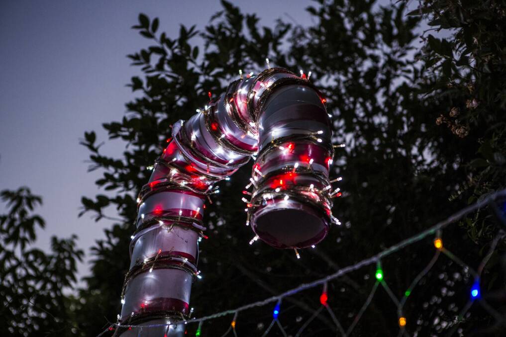 Eye candy: A detail from the Bissenberger Crescent lights. Photo: Jamila Toderas