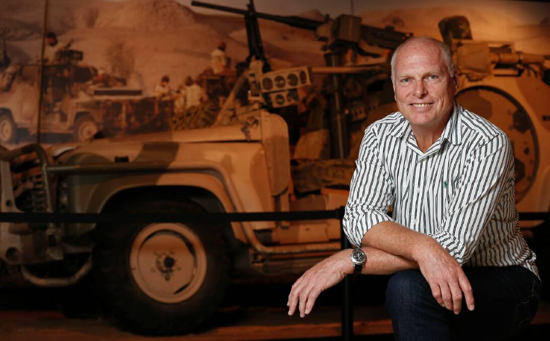 Focused in NSW: retired Major General Jim Molan.  Photo: Jeffrey Chan