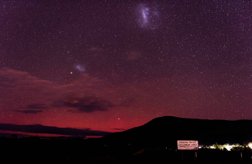The night sky captured by Ian Williams in Tharwa. Photo: Ian Williams