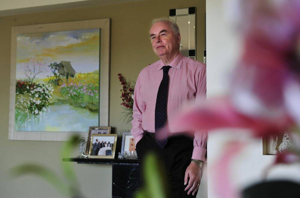 Former Irish Ambassador Richard O'Brien at his home in Nicholls.  Photo: Melissa Adama