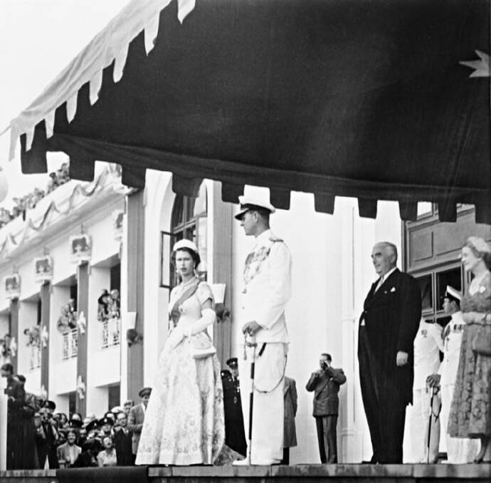 The Queen visiting Canberra in 1963. Photo: Supplied by the National Archive