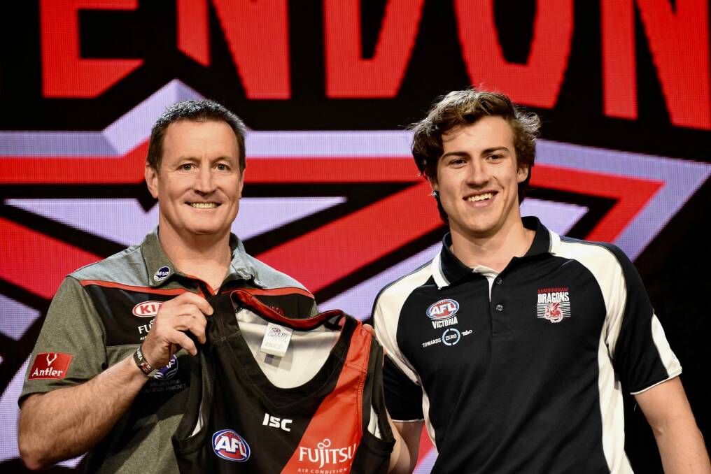 Dream come true: McGrath with his new coach, John Worsfold. Photo: Christopher Pearce