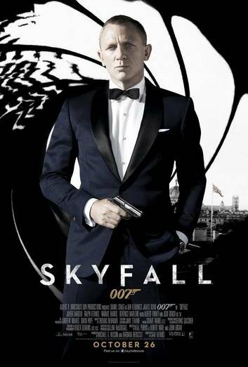 Skyfall 007... out in Canberra this week.