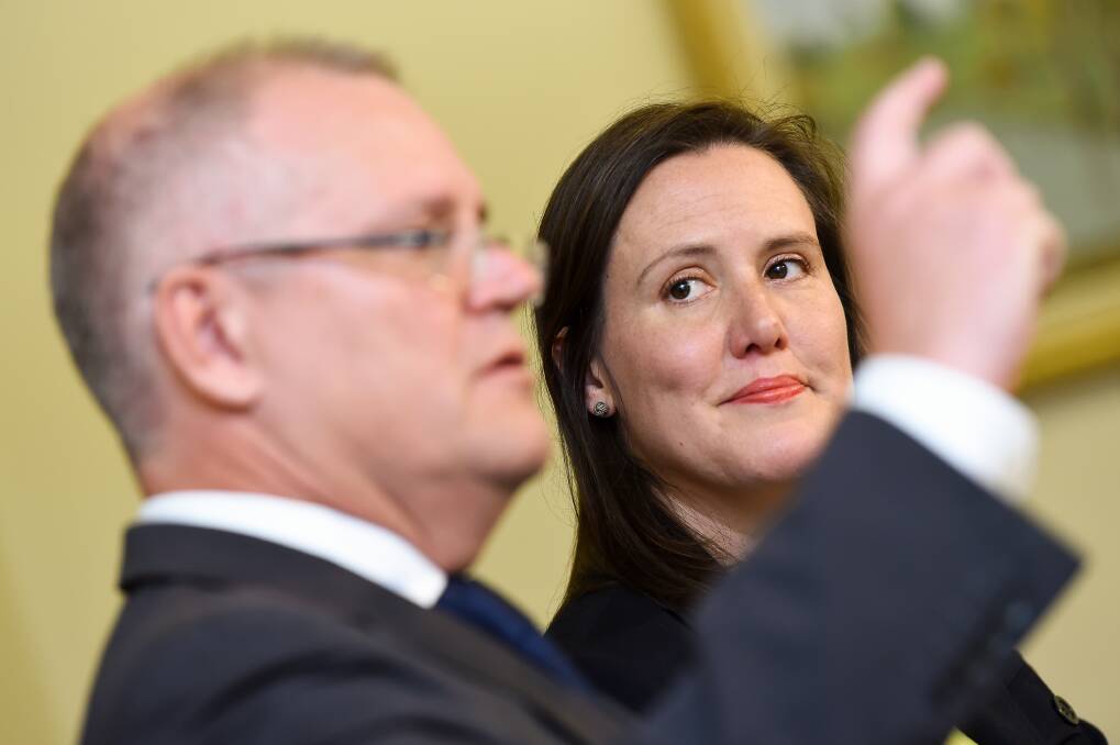 Financial Services Minister Kelly O'Dwyer said the federal government needed to "soberly and deliberately" consider the royal banking commission.  Photo: Justin McManus