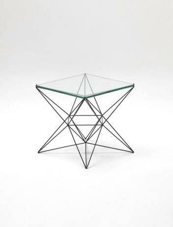 Design star: Stellated polyhedral coffee table (1958-59) designed by Clement Meadmore, at Melbourne's National Gallery of Victoria,  Mid-Century Modern.