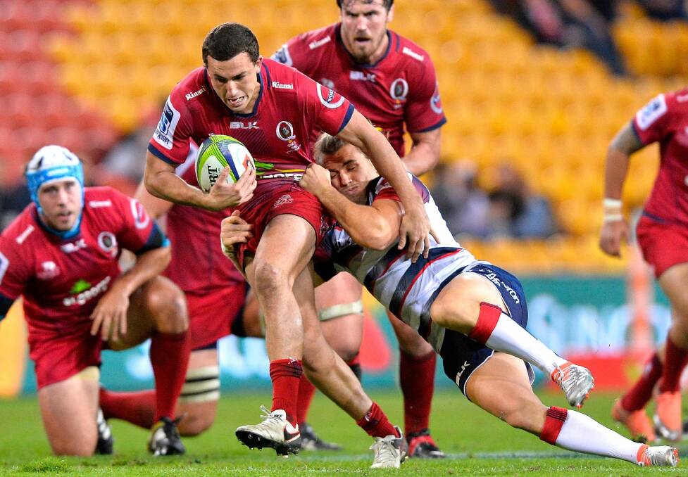 Tom Banks made his Super Rugby debut for the Queensland Reds two years ago. Photo: Getty Images