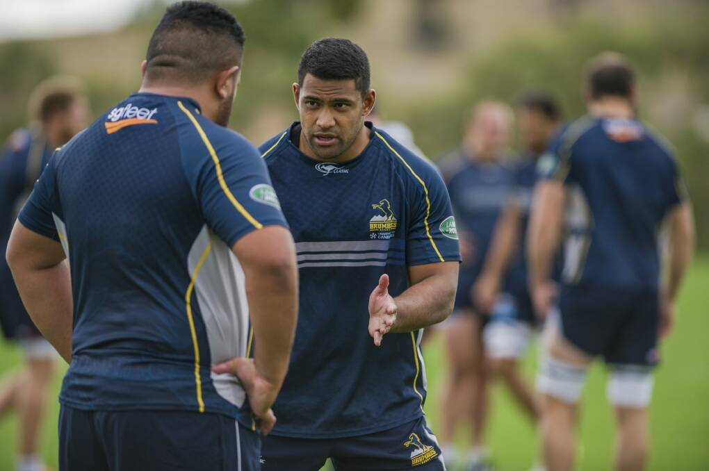 Scott Sio says the Brumbies won't take the Blues lightly despite their seven losses in a row. Photo: Jamila Toderas