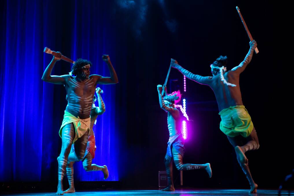 Indigenous dance group Djuki Mala also performed at the graduation. Photo: Supplied