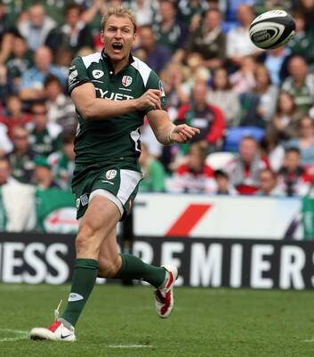 Peter Hewat in action for London Irish in 2009. Photo: Getty Images