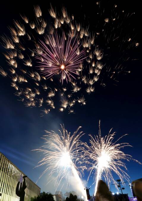 Firework displays will be on at both 9pm and midnight. Photo: Jeffrey Chan