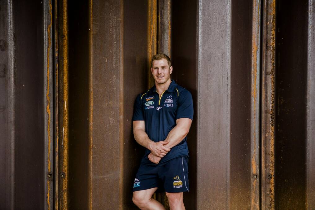 In demand: The ACT Brumbies are trying to work on a deal to keep David Pocock in Canberra. Photo: Jamila Toderas