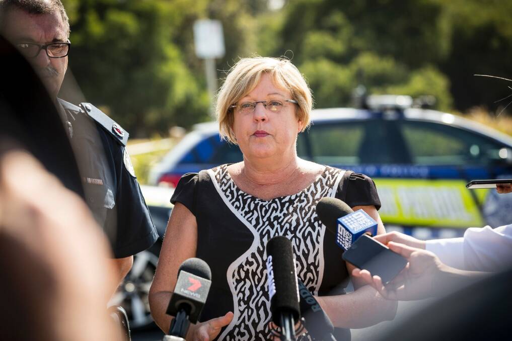 Police Minister Lisa Neville claims Matthew Guy is putting the interests of gangsters ahead of the Victorian community. Photo: Chris Hopkins