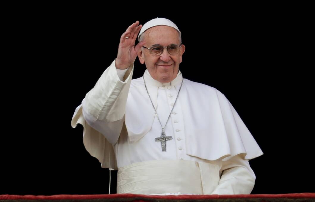 Pope Francis says hope is important because it never disappoints.