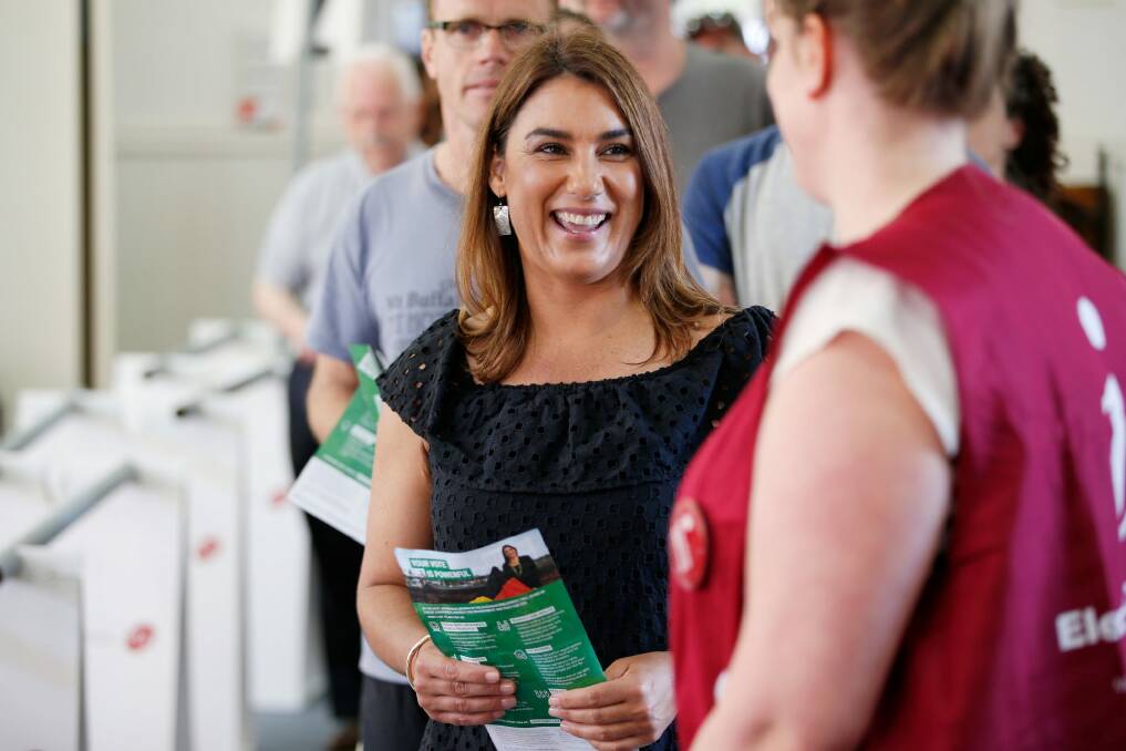 The first results saw Greens candidate Lidia Thorpe surge out in front. Photo: Darrian Traynor