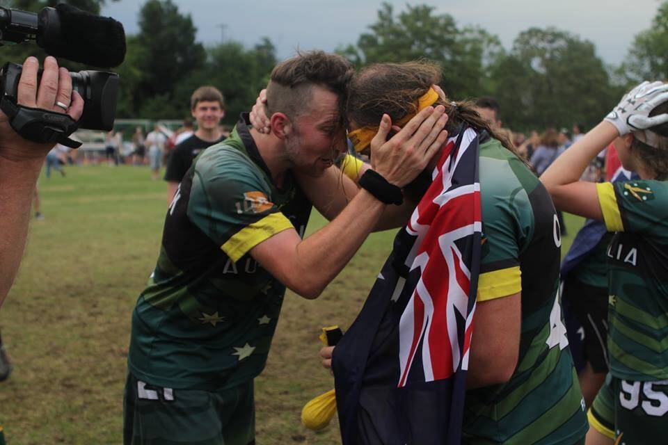 The Australian Dropbears are the first team to beat the US at an international level.  Photo: Facebook