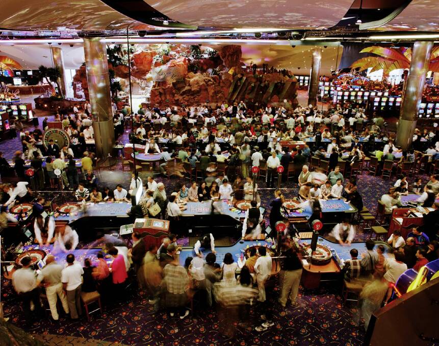 Anne Zahalka's <i>Star City Casino (after Breughel)</I> (1999), can be seen in <i>Incommensurable: Photomedia in the era of globalisation</I> at ANU Drill Hall Gallery.