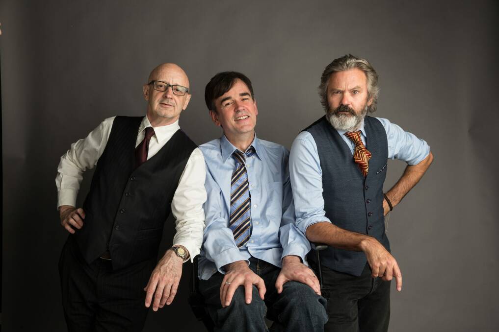 The Doug Anthony All Stars are back in town, featuring Paul Livingston, Tim Ferguson and Paul McDermott. Photo: Edwina Pickles