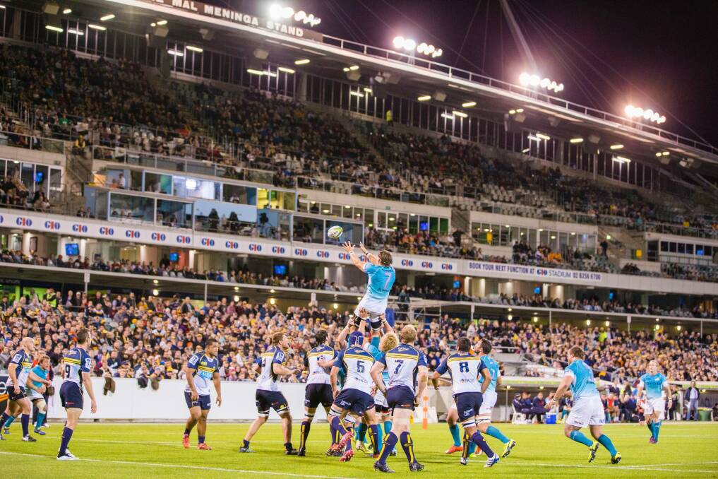 The Brumbies offered half-price tickets for the clash with the Cheetahs. Photo: Matt Bedford