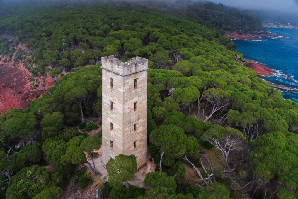 Boyds Tower is at one end of the Light to Light trek. Photo: Supplied