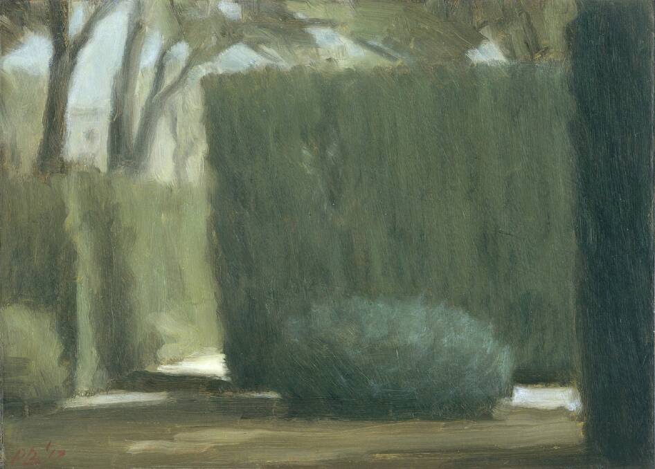 Peter Boggs, Study for Giardino dei Sogni iii in Lux at Beaver Galleries. Photo: Supplied
