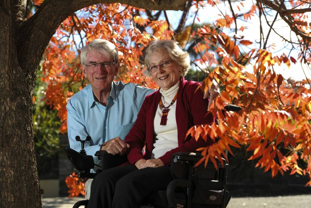 The lives of Peter and Loreign Randall changed in an instant when Loreign sustained a spinal cord injury in a bicycle accident. Photo: Graham Tidy
