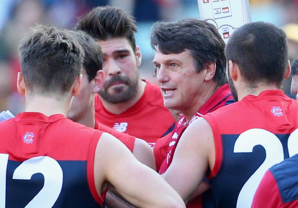 The Demons did not review the loss to Hawthorn. Photo: Getty Images