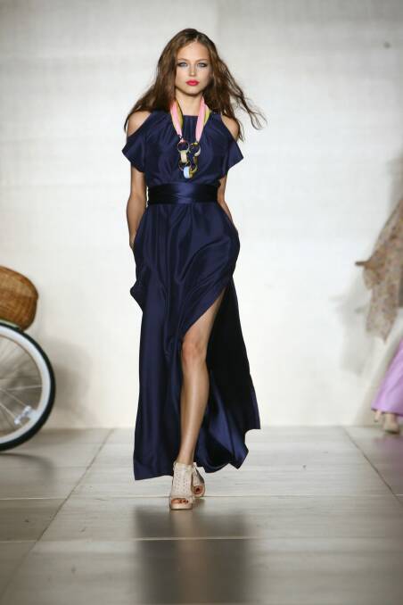 Tragic tale: Ruslana Korshunova on the runway at New York Fashion Week in 2007, a year before she died.