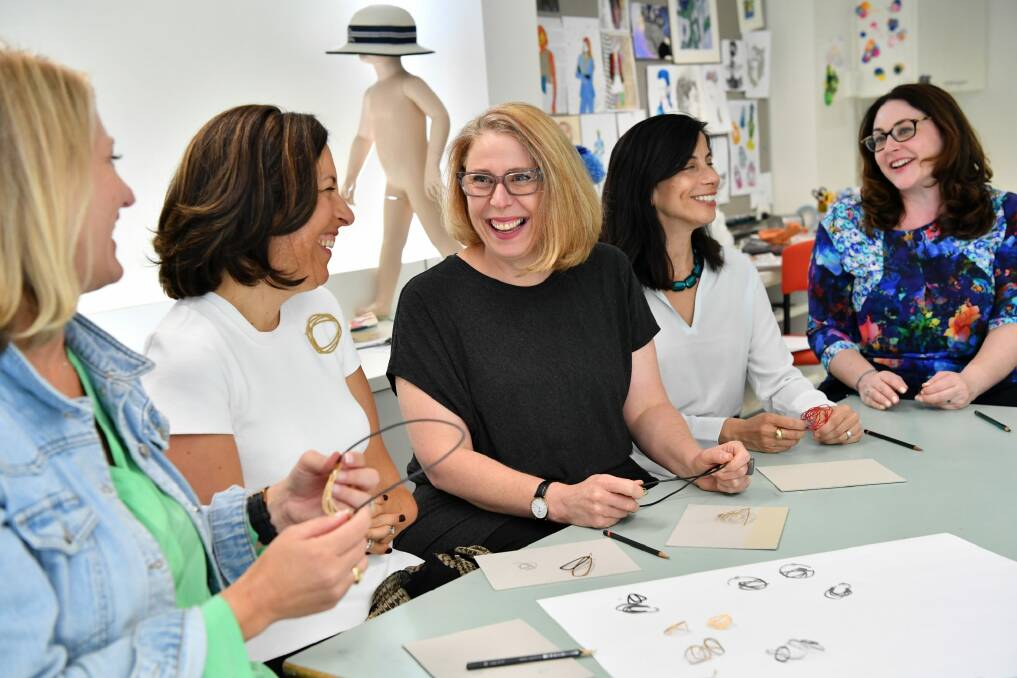Iris Isaacs, a jeweller and mother, will be talking about her craft with other parents at Lauriston Girls' School. Photo: Joe Armao, Fairfax Media.