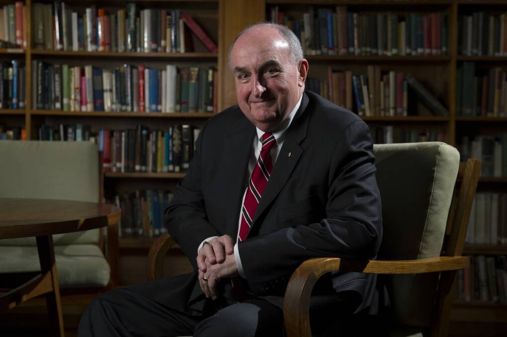 ANU Alumni of the year, Professor Michael McRobbie AO FAHA, a global leader in higher education and President of Indiana University. Photo: Jay Cronin