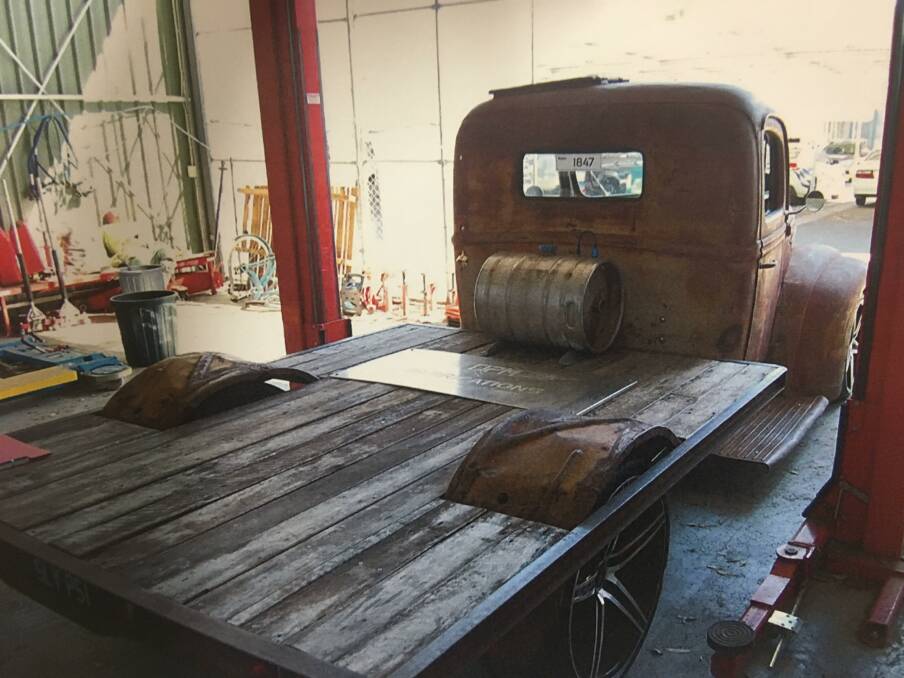 Alister Spong's flat bed ute. Photo: Supplied