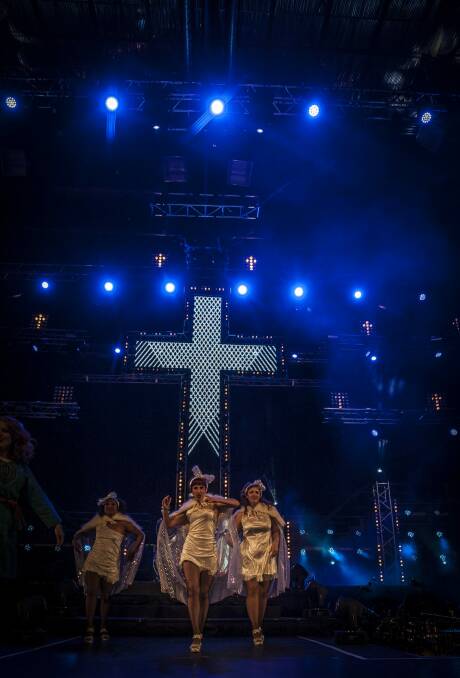Dancing girls in Jesus Christ Superstar. Photo: Karleen Minney