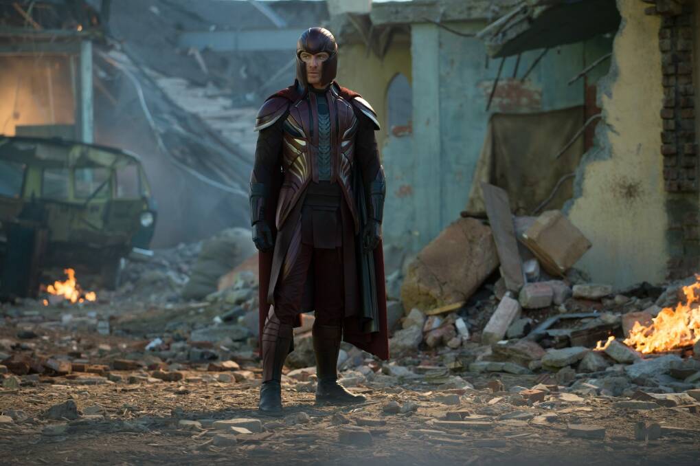 Michael Fassbender in X-Men: Apocalypse. Photo: Philippe Bosse